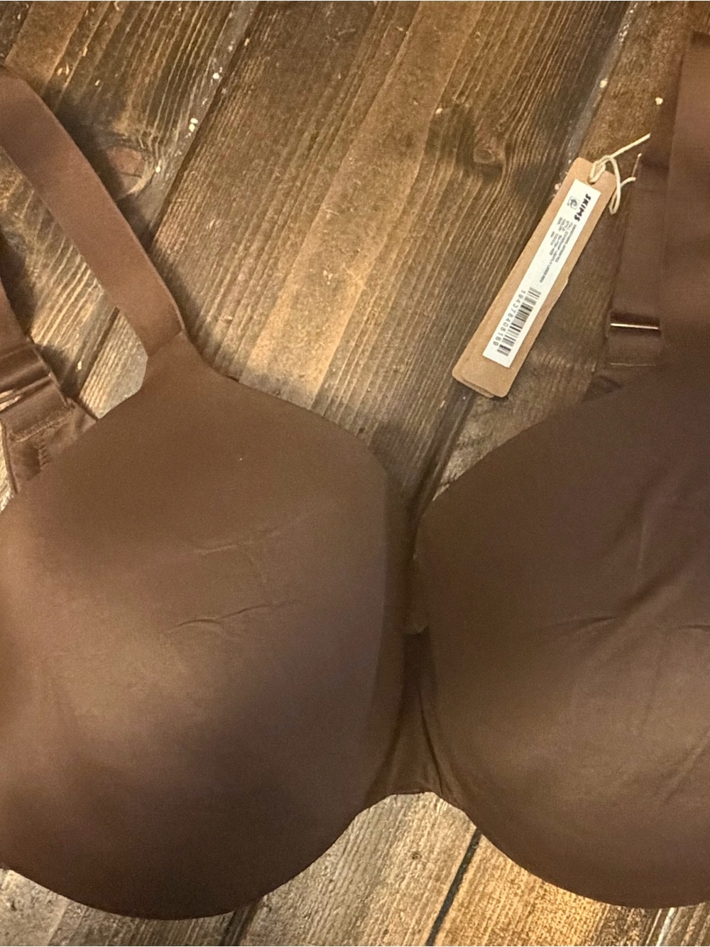 SKIMS Smoothing Intimates Full Coverage Lightly Lined Bra – Cocoa – 40D – NWT